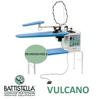 Battistella Vulcano strygebord og dampanlæg komplet